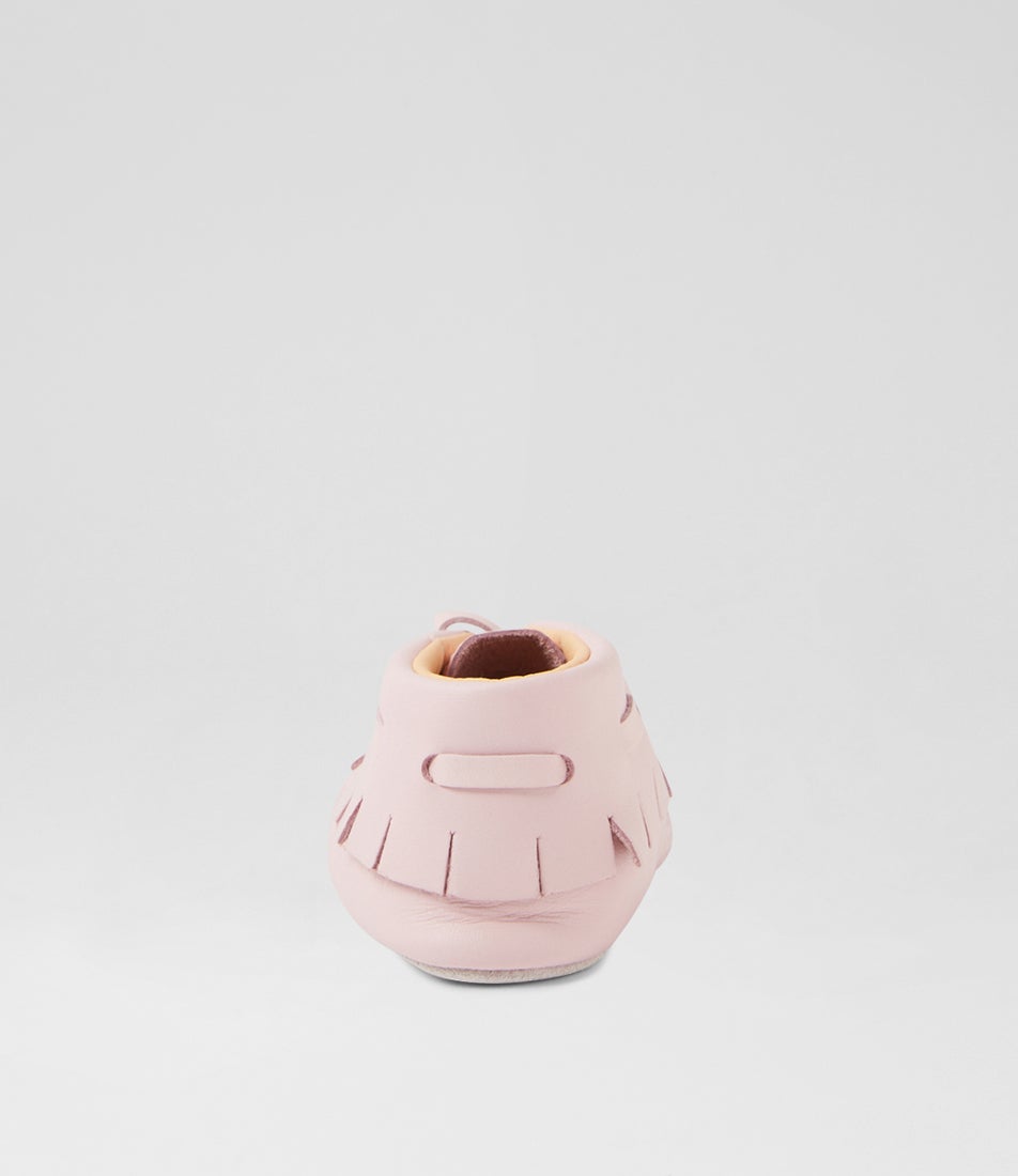 Bobux Ss Fringe Infant Rosewater Leather Flat Shoes