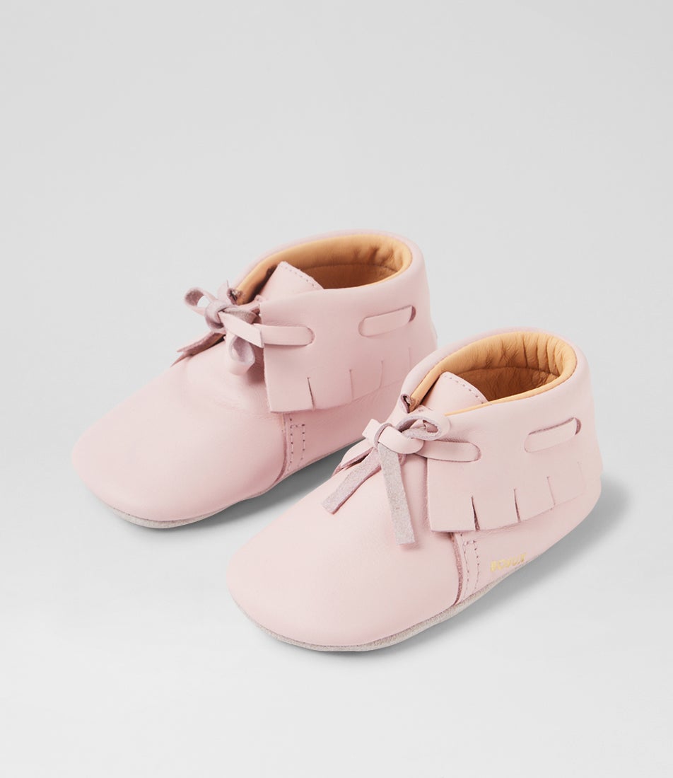 bobux Ss Fringe Infant Rosewater Leather Flat Shoes