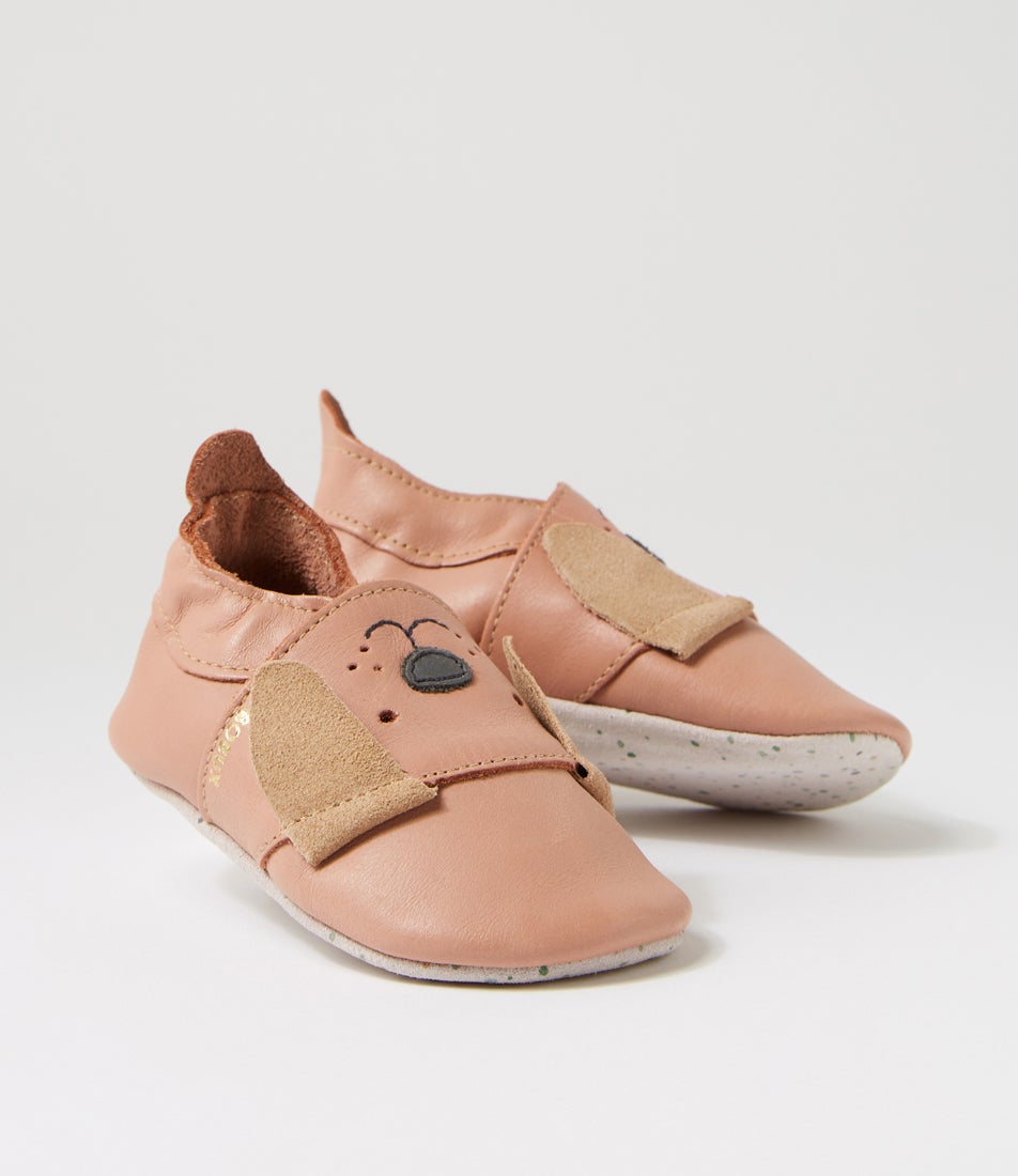 Bobux Ss Little Pup Infant Caramel Leather Flat Shoes