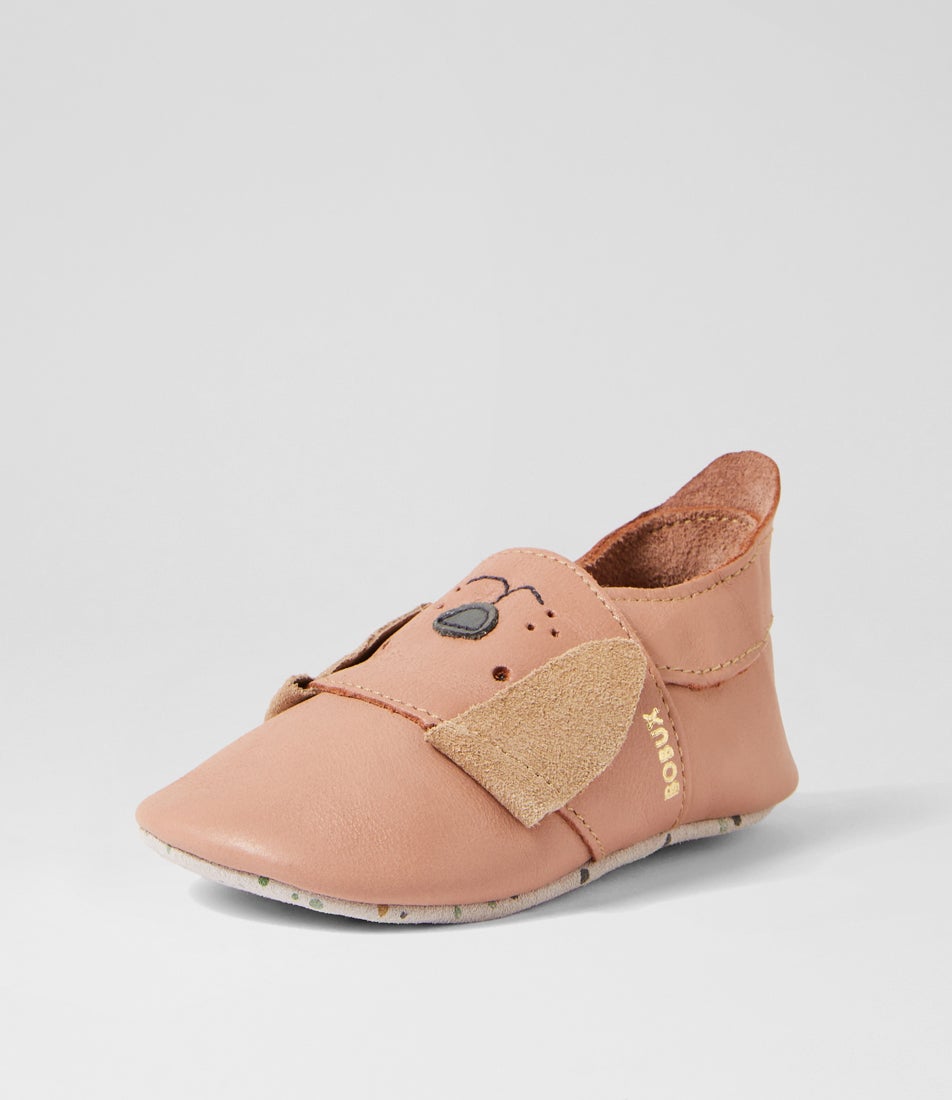 Bobux Ss Little Pup Infant Caramel Leather Flat Shoes