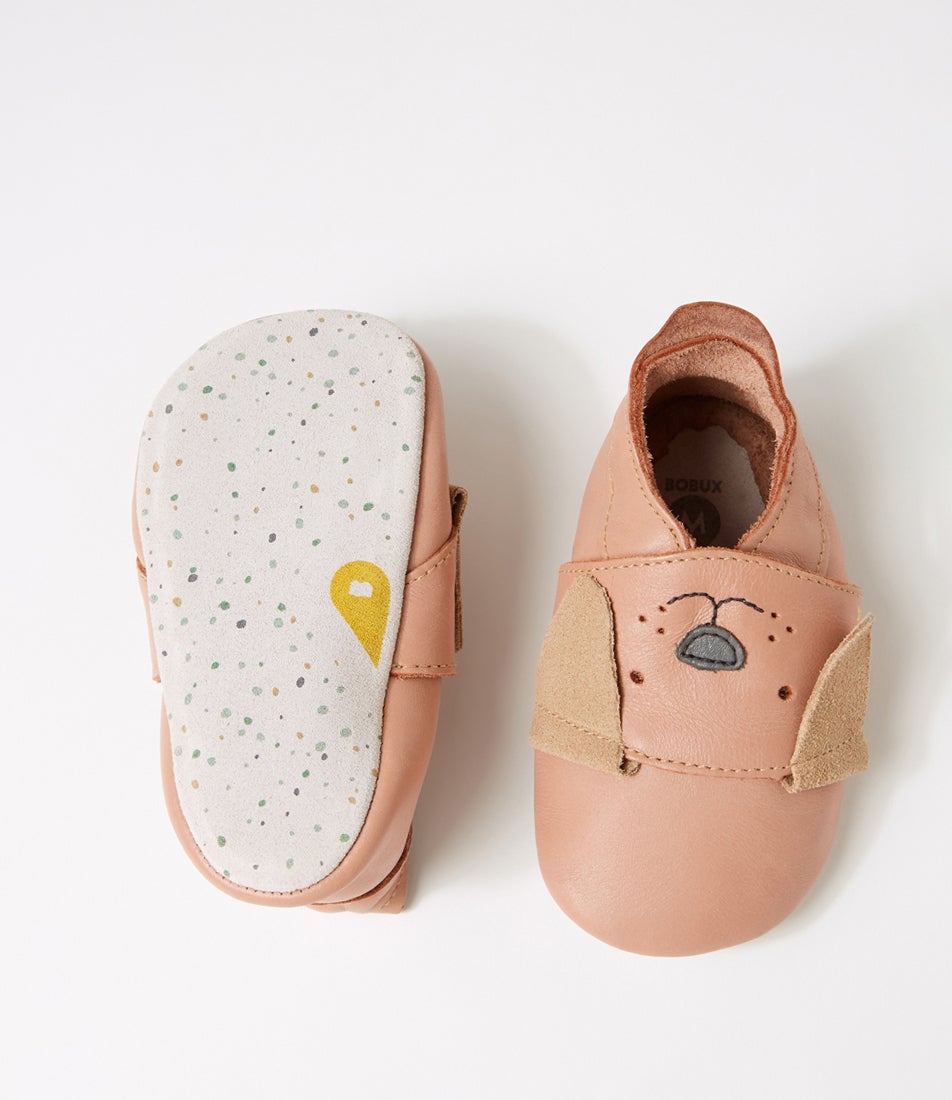 Bobux Ss Little Pup Infant Caramel Leather Flat Shoes