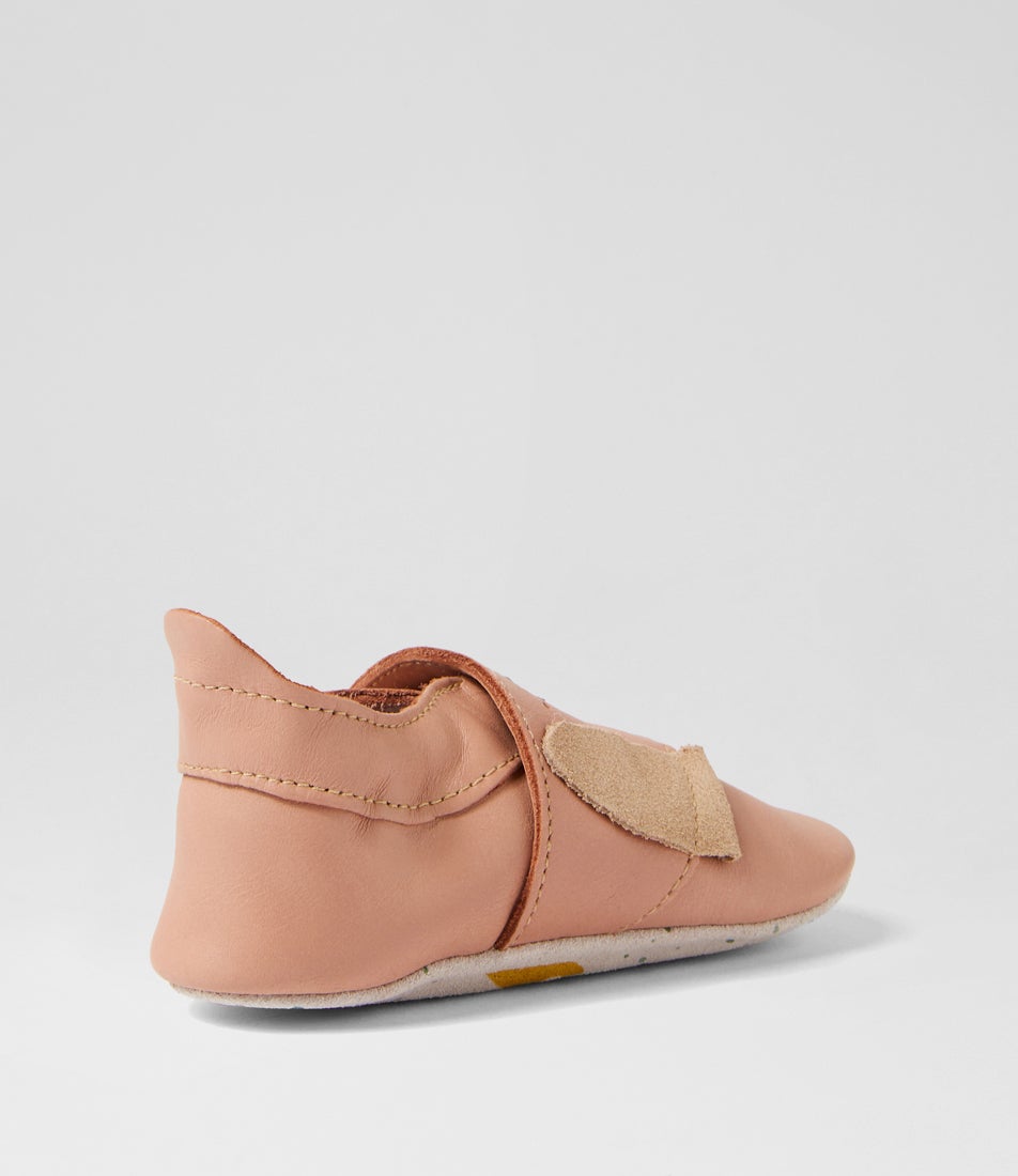 bobux Ss Little Pup Infant Caramel Leather Flat Shoes