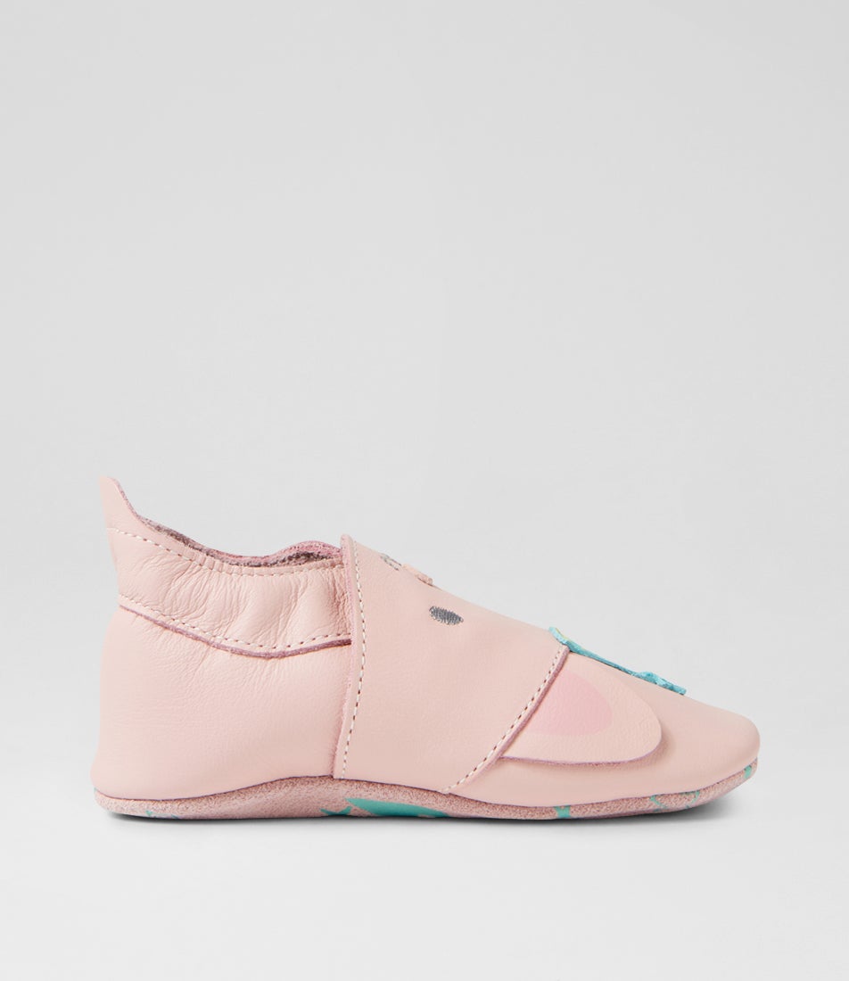 Bobux Ss Marvelous Mouse Blossom Leather Flat Shoes