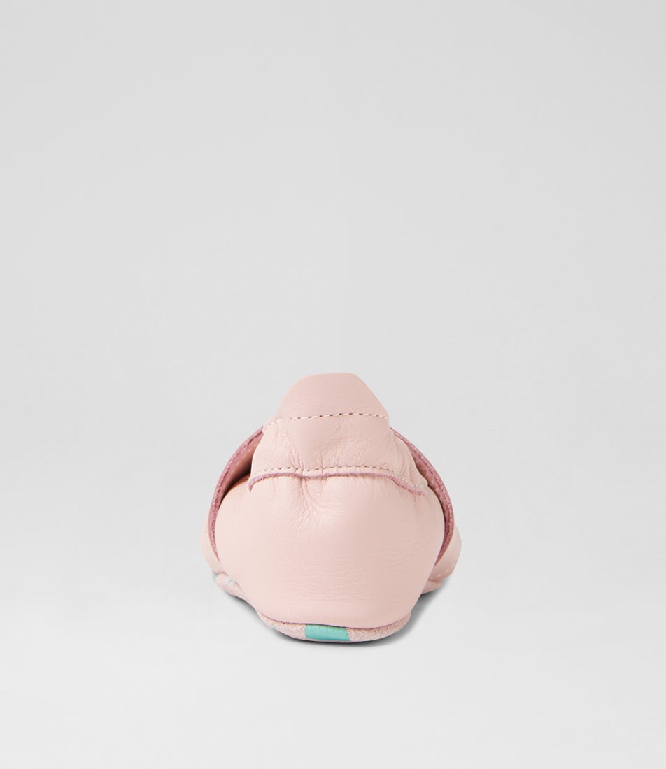 Bobux Ss Marvelous Mouse Blossom Leather Flat Shoes