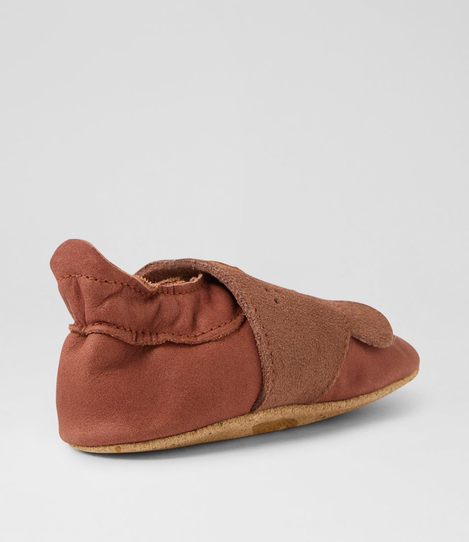 Bobux Ss Papa Bear Infant Toffee Leather Flat Shoes