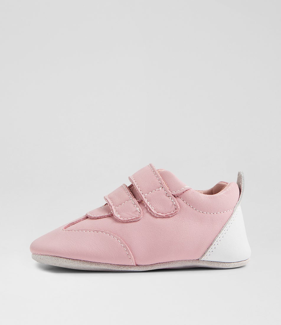 Bobux Ss Pitch Infant Blossom White Leather Flat Shoes