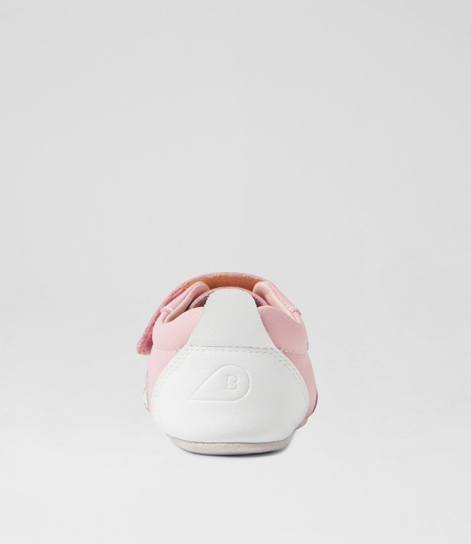 Bobux Ss Pitch Infant Blossom White Leather Flat Shoes