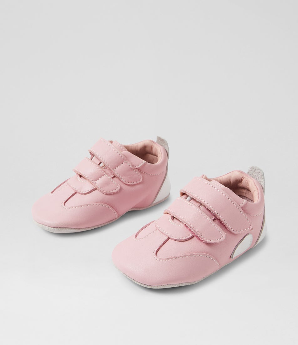 bobux Ss Pitch Infant Blossom White Leather Flat Shoes