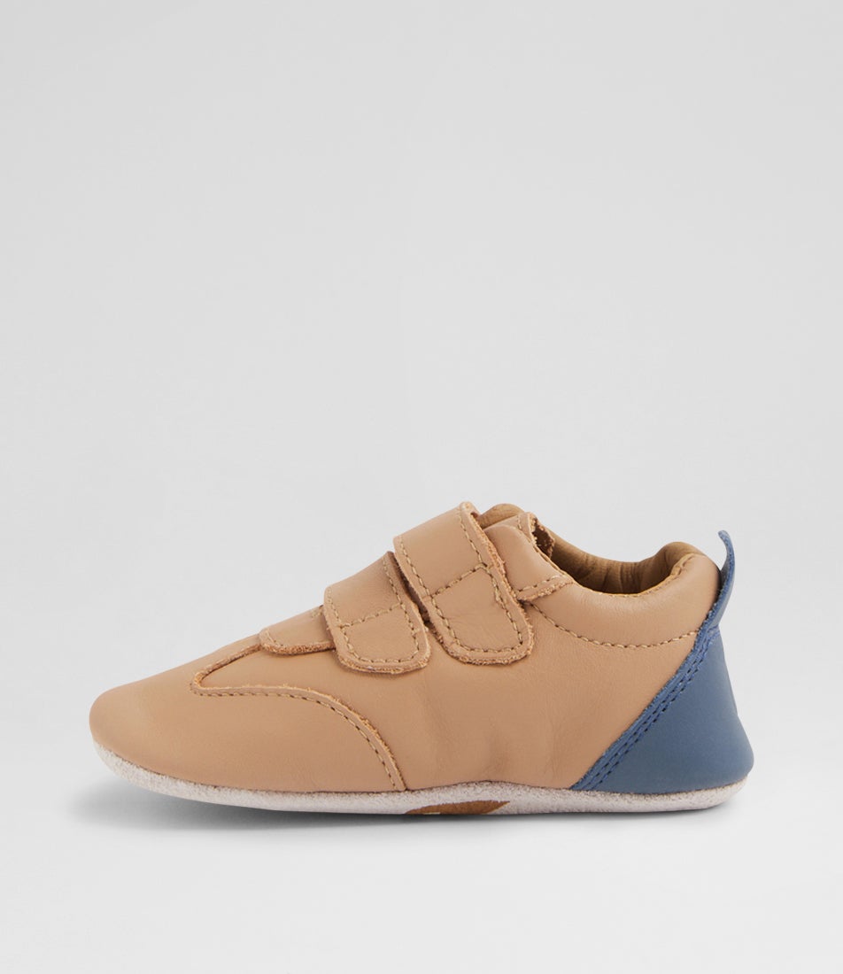 Bobux Ss Pitch Infant Doe Cobalt Leather Flat Shoes