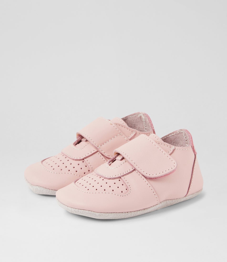 bobux Ss Riley Mini Infant Blossom Lotus Leather Flat Shoes