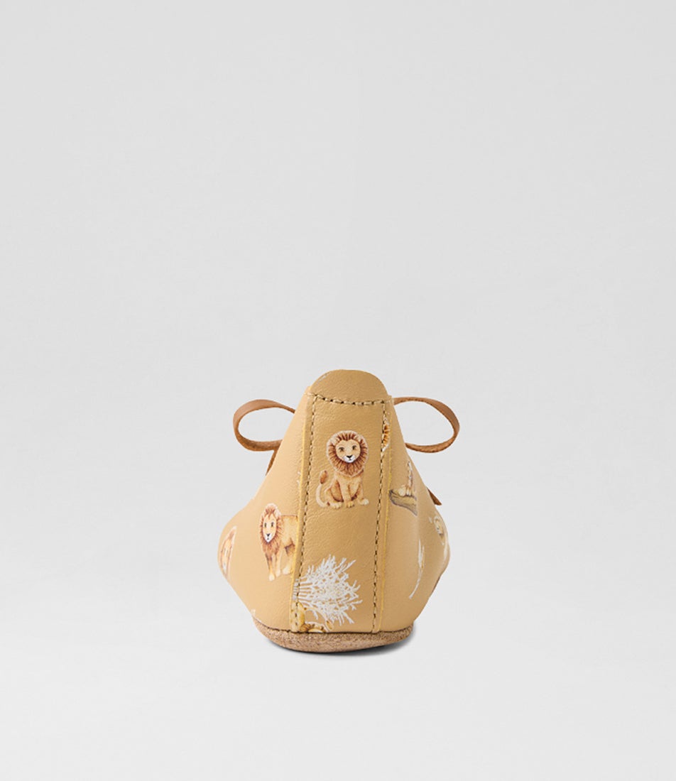 Bobux Ss Roar Lace Infant Taffy Multi Leather Flat Shoes