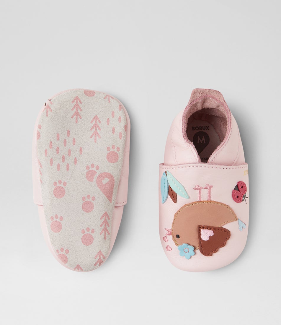 Bobux Ss Songbird Infant Blossom Leather Flat Shoes