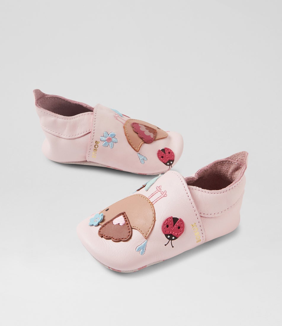 bobux Ss Songbird Infant Blossom Leather Flat Shoes