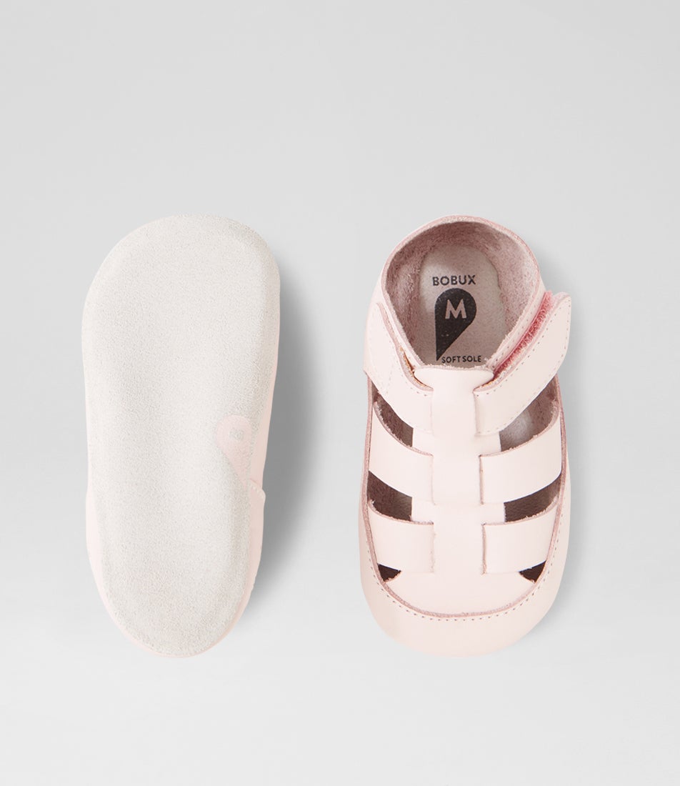 Bobux Ss Tidal Mini Infant Heavenly Pink Leather Flat Shoes