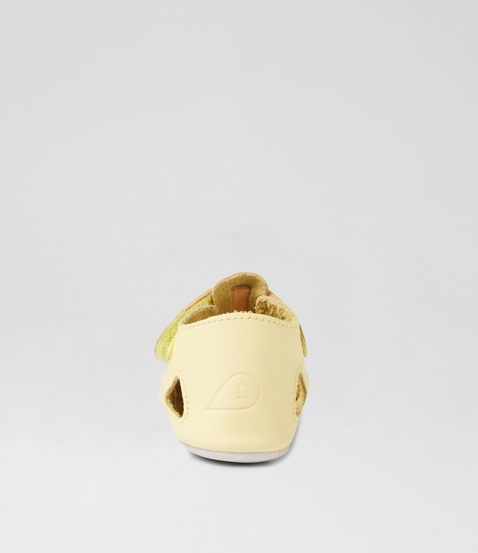Bobux Ss Tidal Mini Infant Pale Banana Leather Flat Shoes