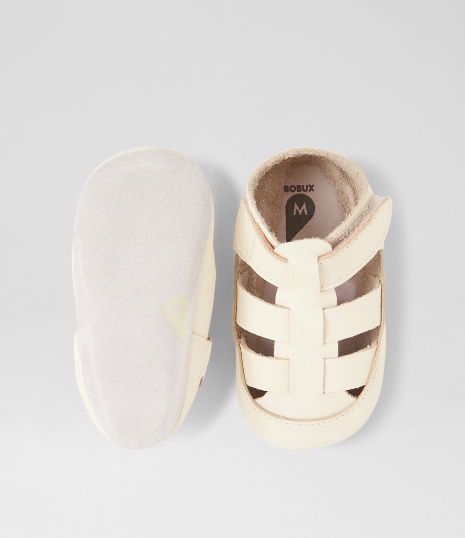 Bobux Ss Tidal Mini Infant Vanilla Leather Flat Shoes