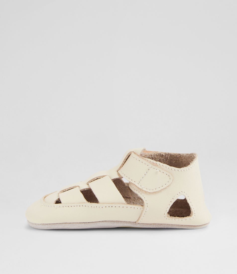 Bobux Ss Tidal Mini Infant Vanilla Leather Flat Shoes