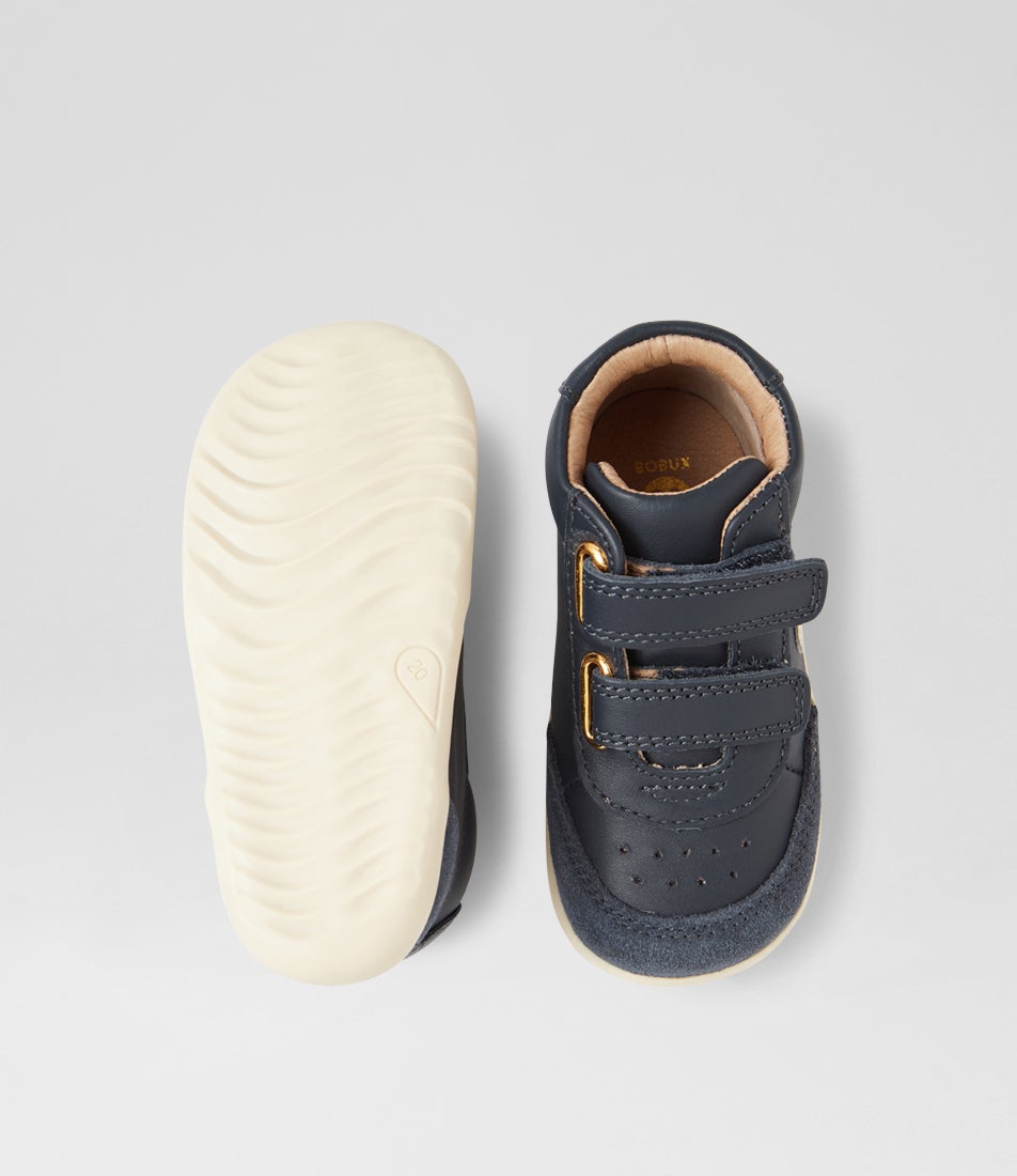 Bobux Su Champ High Infant Navy Leather Ankle Boots
