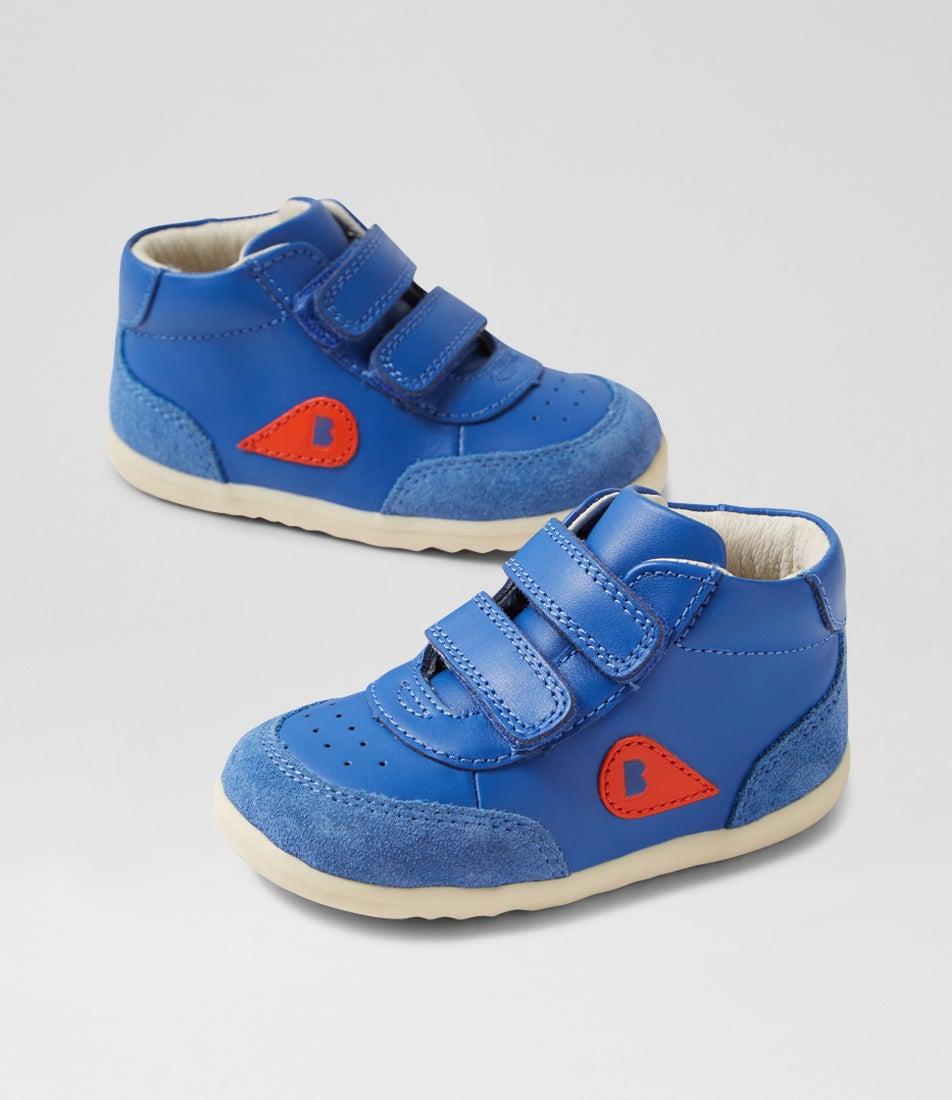 bobux Su Champ High Infant Olympian Blue Leather Ankle Boots