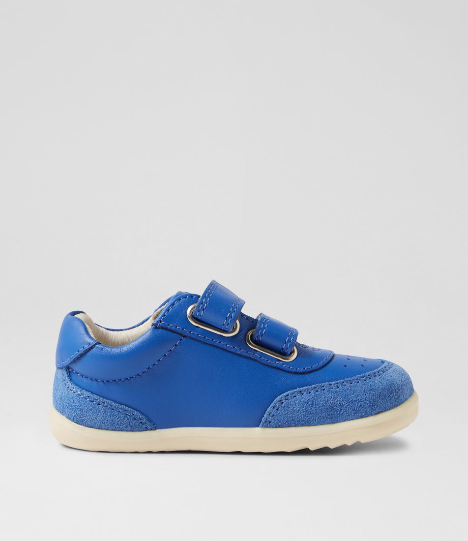 Bobux Su Champ Infant Olympian Blue Leather Sneakers