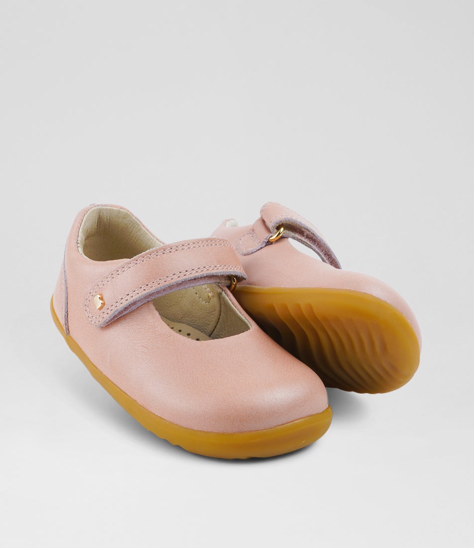 Bobux Su Delight Infant Dusk Pearl Leather Flat Shoes