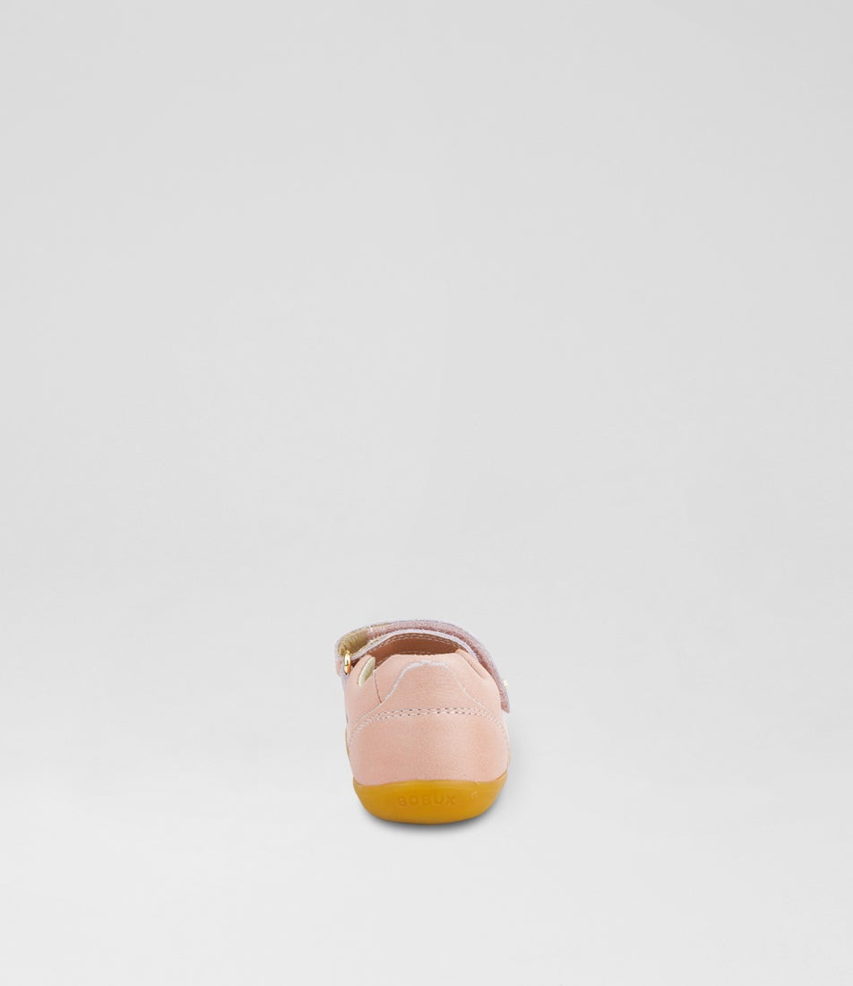Bobux Su Delight Infant Dusk Pearl Leather Flat Shoes