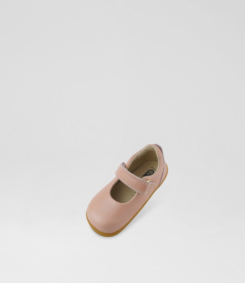 Bobux Su Delight Infant Dusk Pearl Leather Flat Shoes