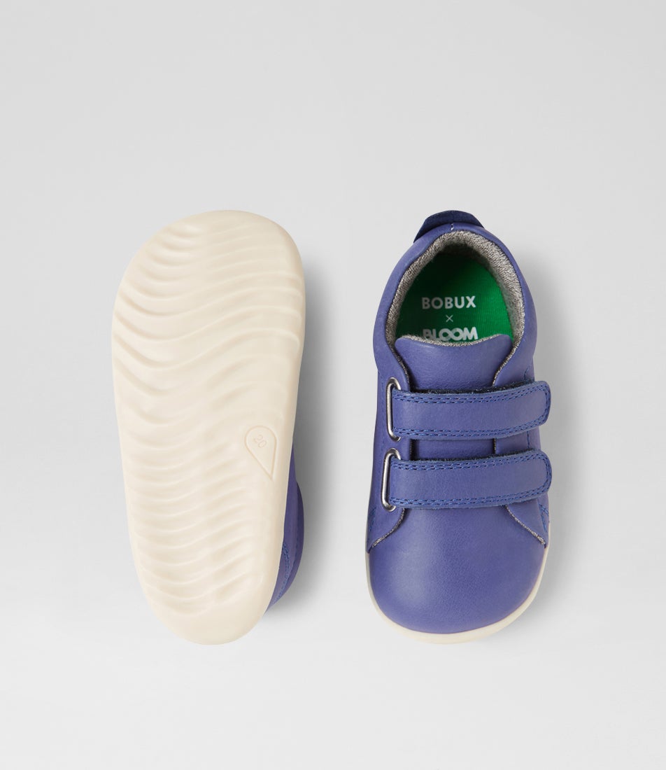 Bobux Su Grass Court Future Dusk Leather Flat Shoes