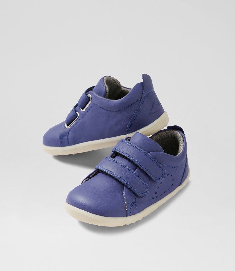 bobux Su Grass Court Future Dusk Leather Flat Shoes