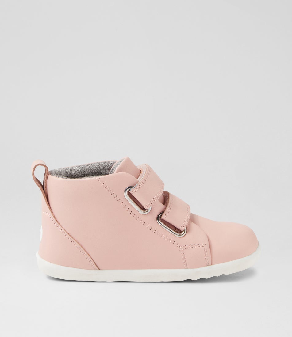 Bobux Su Grass Court High Seashell Leather Ankle Boots
