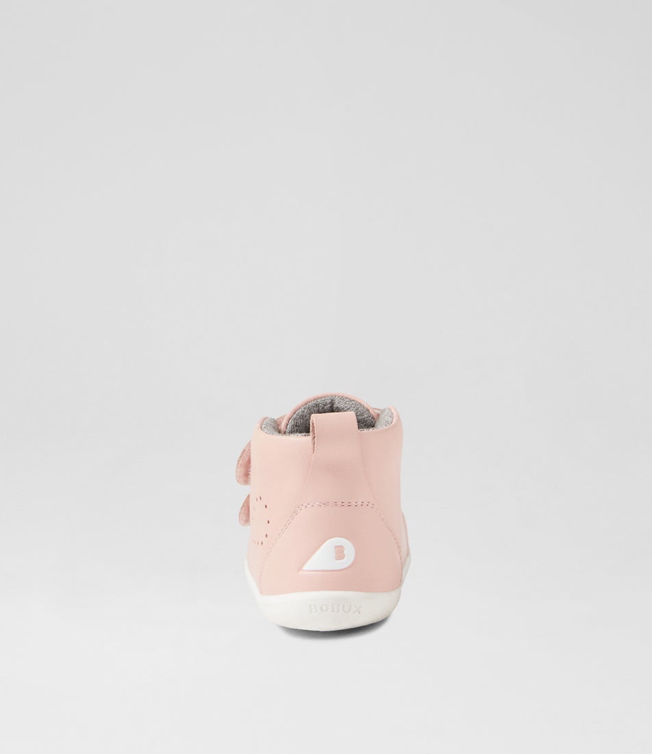 Bobux Su Grass Court High Seashell Leather Ankle Boots