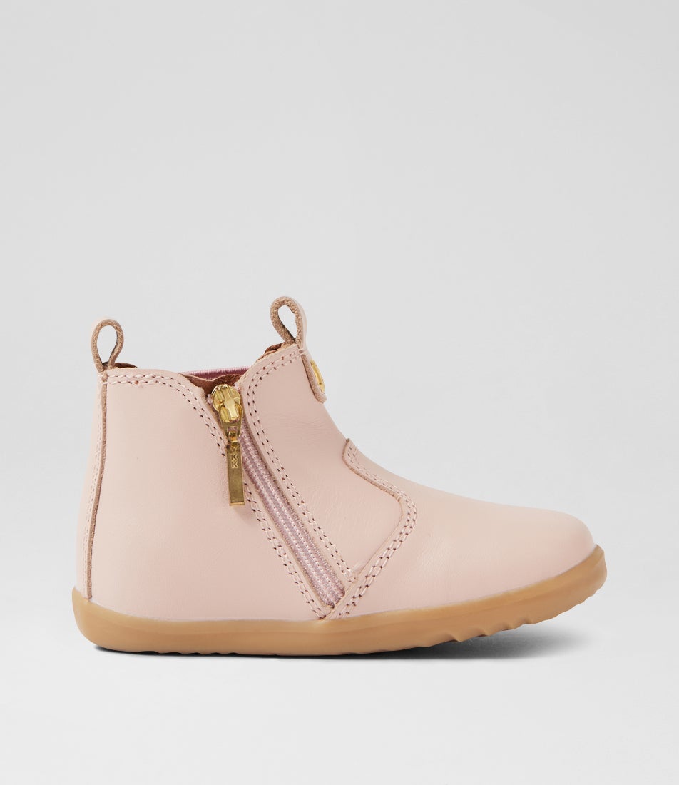 Bobux Su Jodhpur Infant Cameo Rose Leather Chelsea Boots