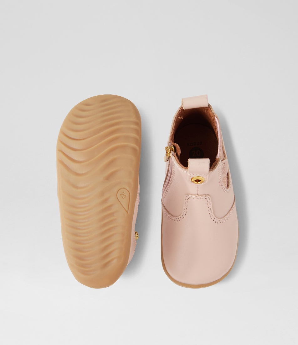 Bobux Su Jodhpur Infant Cameo Rose Leather Chelsea Boots