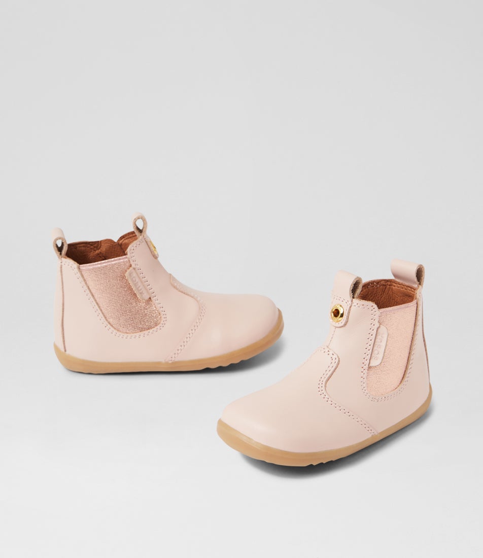 bobux Su Jodhpur Infant Cameo Rose Leather Chelsea Boots