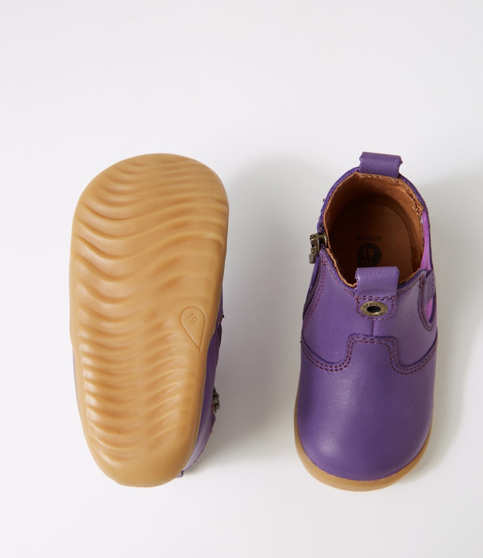 Bobux Su Jodhpur Infant Indigo Wild Berry Leather Chelsea Boots