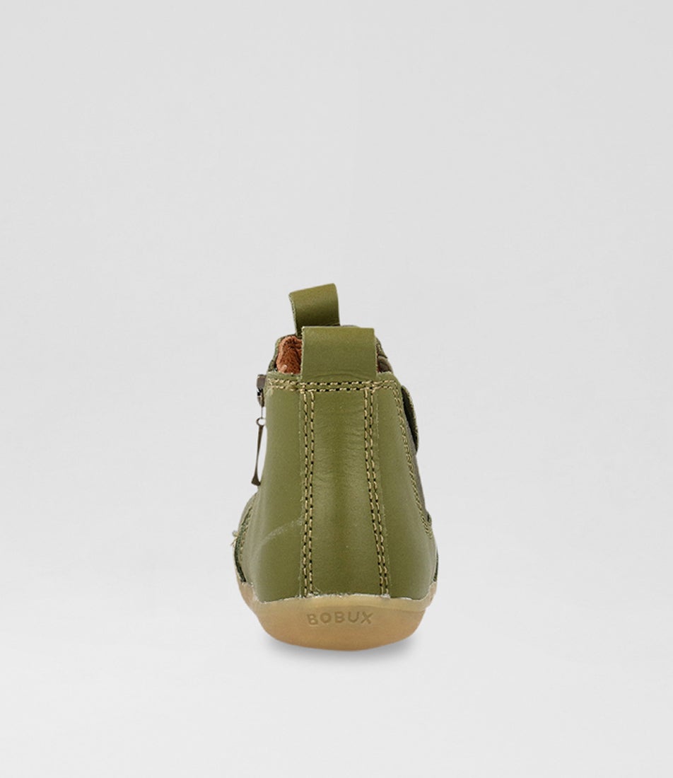 Bobux Su Jodhpur Infant Sea Kelp Leather Chelsea Boots