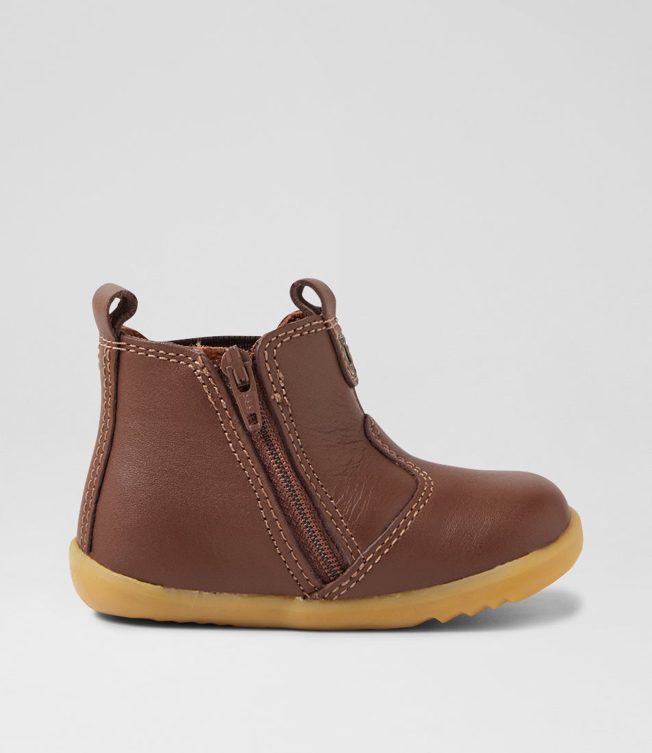 Bobux Su Jodhpur Infant Toffee Leather Chelsea Boots
