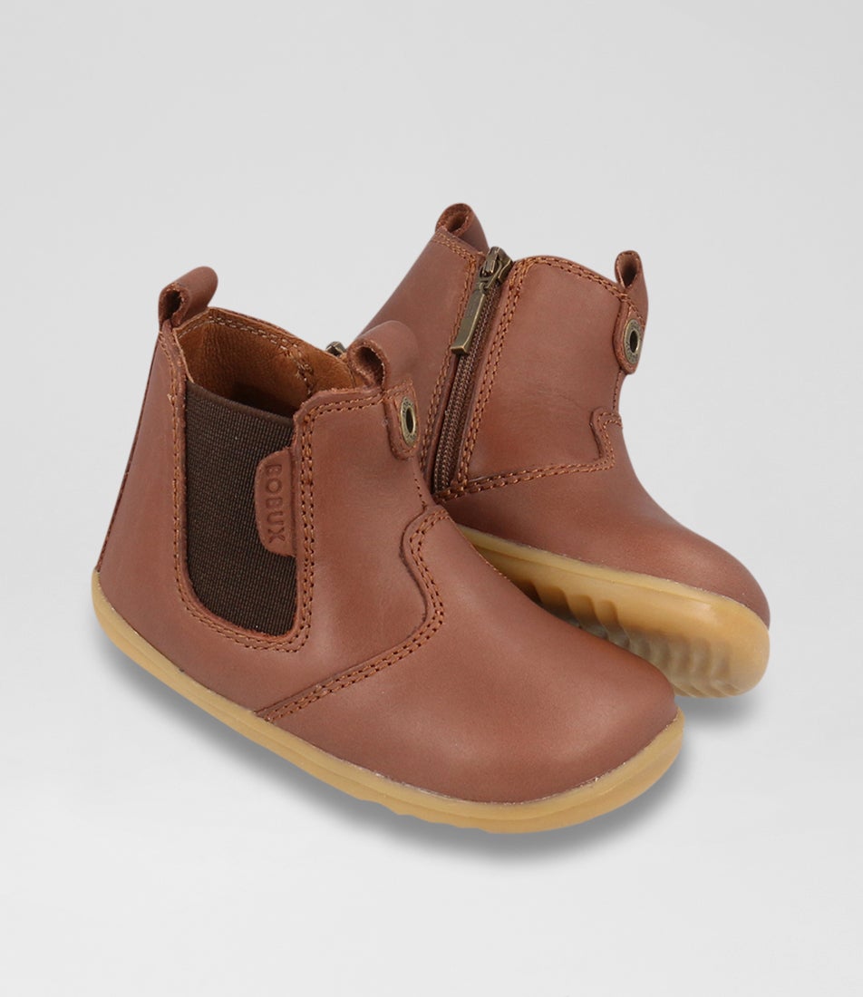 Bobux Su Jodhpur Infant Toffee Leather Chelsea Boots