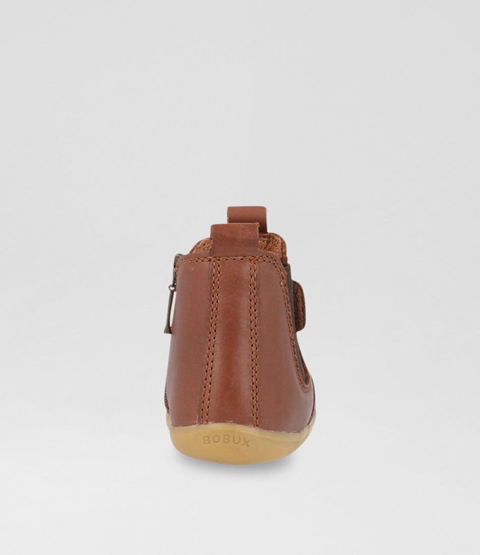 Bobux Su Jodhpur Infant Toffee Leather Chelsea Boots