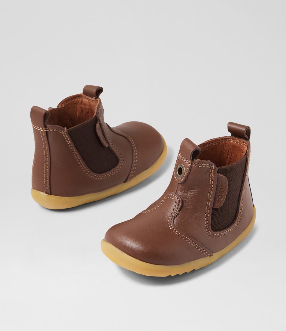 bobux Su Jodhpur Infant Toffee Leather Chelsea Boots