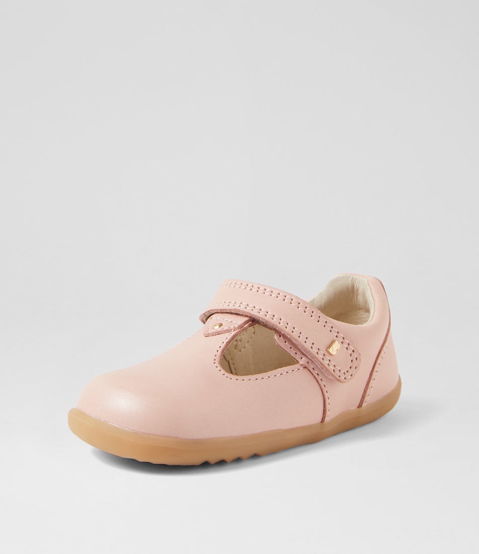 Bobux Su Louise Infant Dusk Pearl Leather Flat Shoes