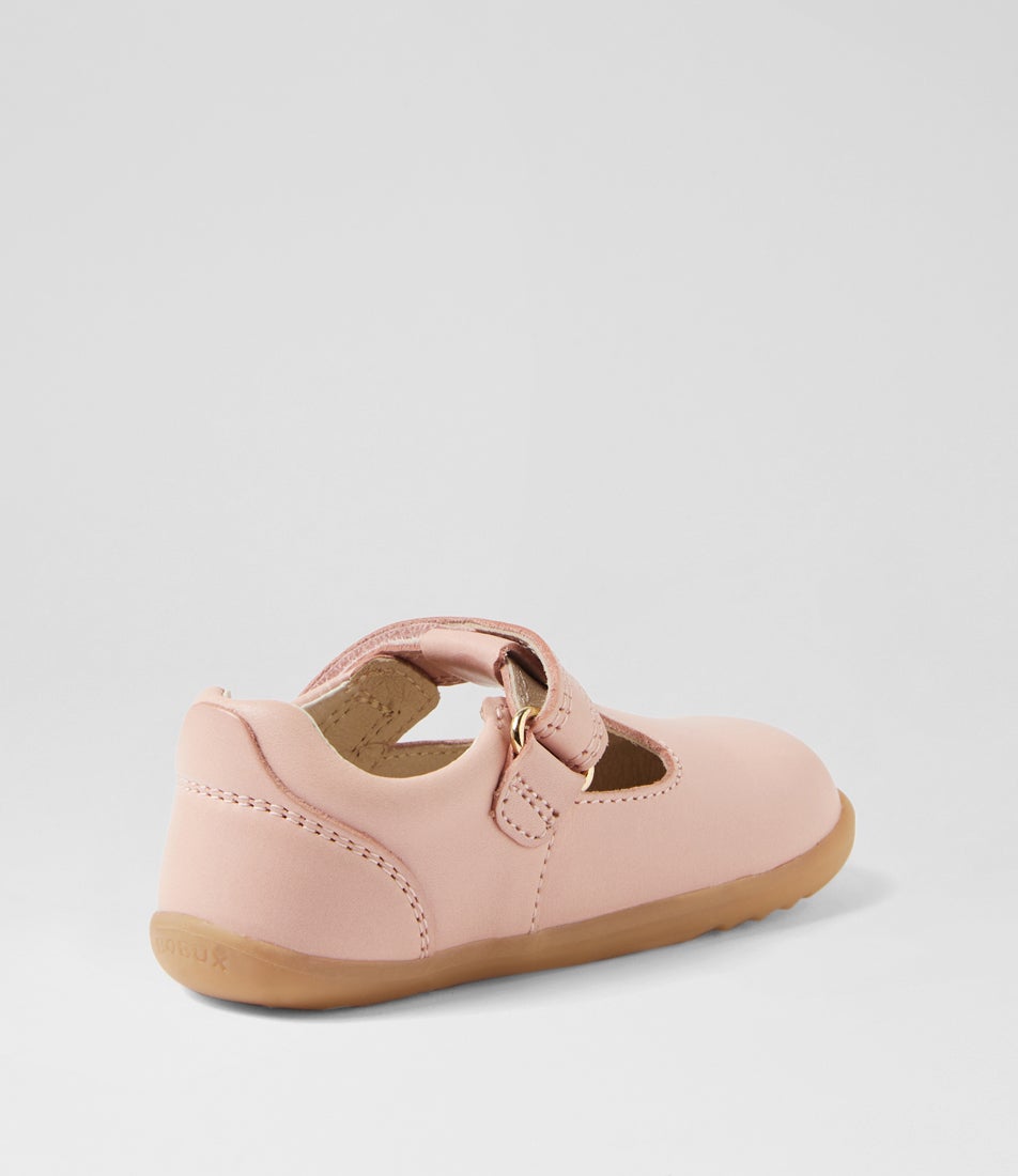 Bobux Su Louise Infant Dusk Pearl Leather Flat Shoes