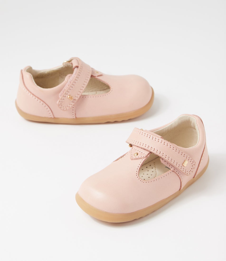 bobux Su Louise Infant Dusk Pearl Leather Flat Shoes