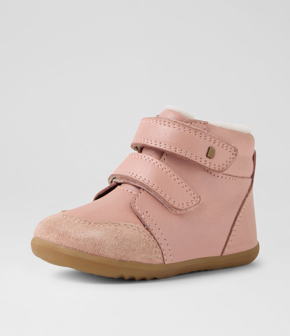 Bobux Su Timber Arctic Infant Dusk Pearl Leather Ankle Boots