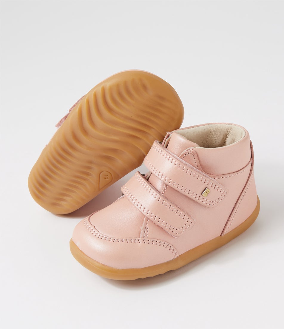 bobux Su Timber Infant Dusk Pearl Leather Ankle Boots