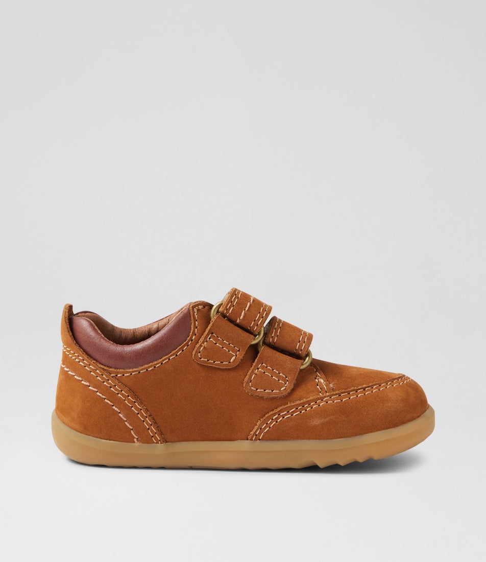Bobux Su Timber Low Infant Mustard Leather Sneakers