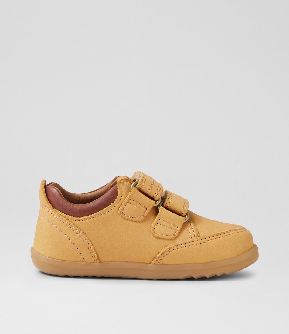 Bobux Su Timber Low Infant Oak Buff Nubuck Flat Shoes