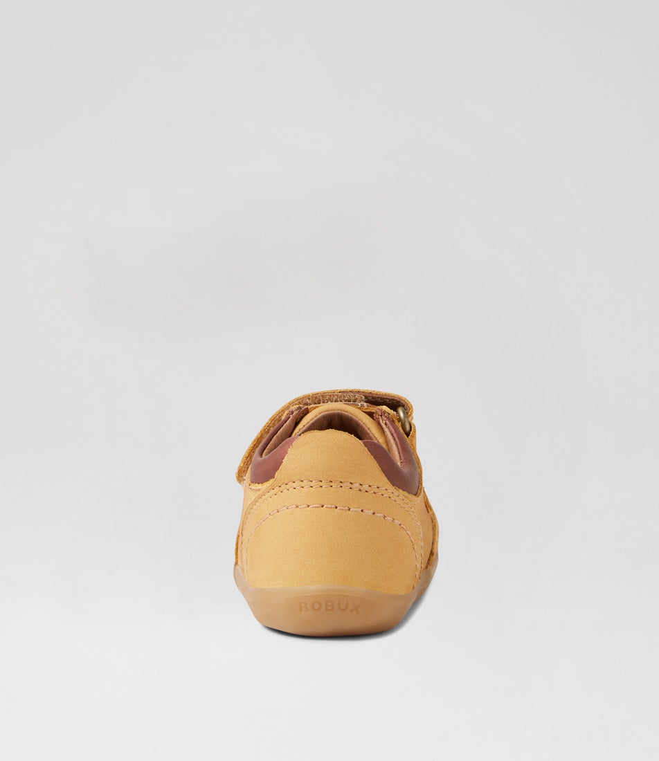 Bobux Su Timber Low Infant Oak Buff Nubuck Flat Shoes