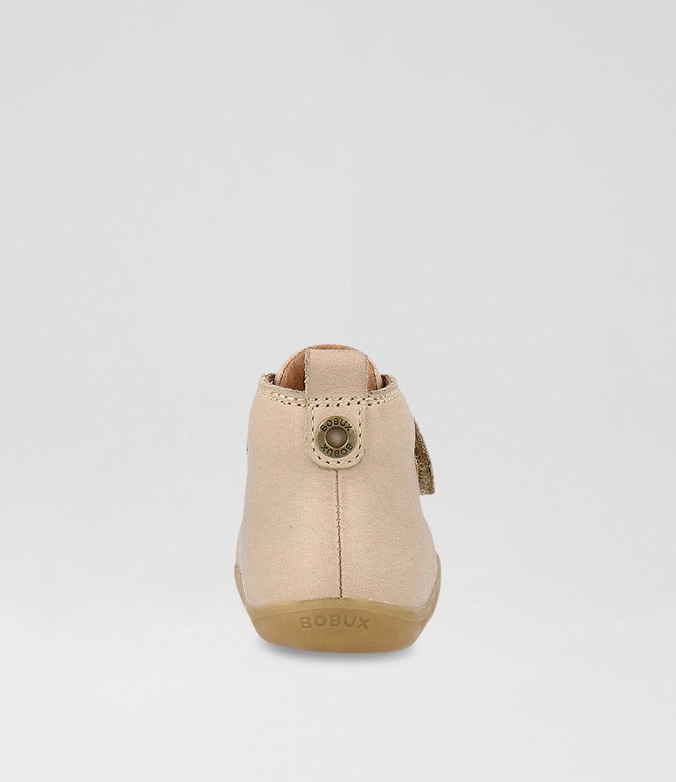 Bobux Su Voyager Infant Oat Milk Leather Ankle Boots