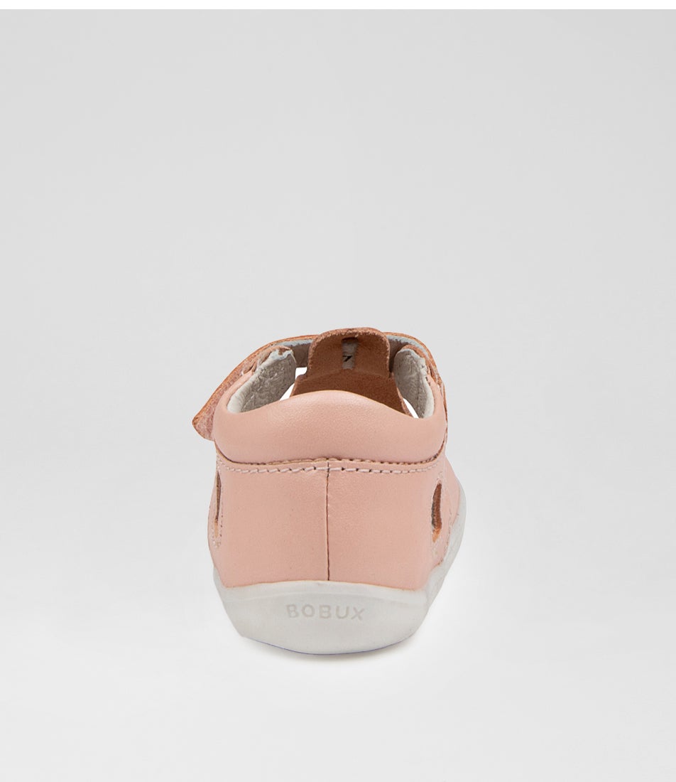 Bobux Su Zap 2 Infant Seashell Shimmer Leather Flat Shoes